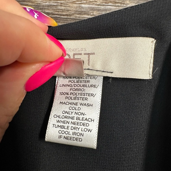 LOFT Black Fitted Backless Camisole Tank Top - Picture 6 of 7